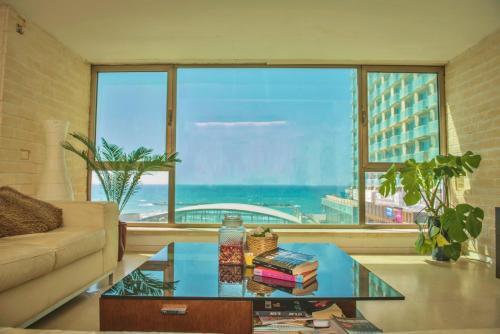 Apartamento Luxury Full Sea View Apt Facing Gordon Beach