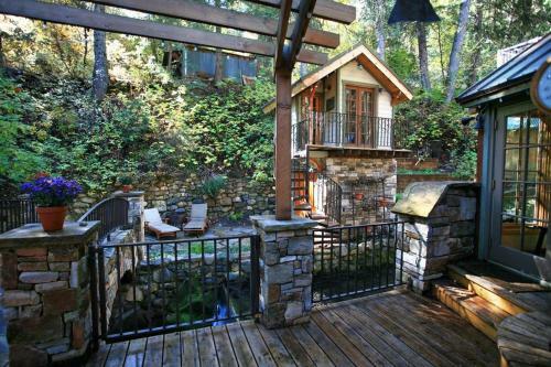 Storybook Stone Cottage Cabin