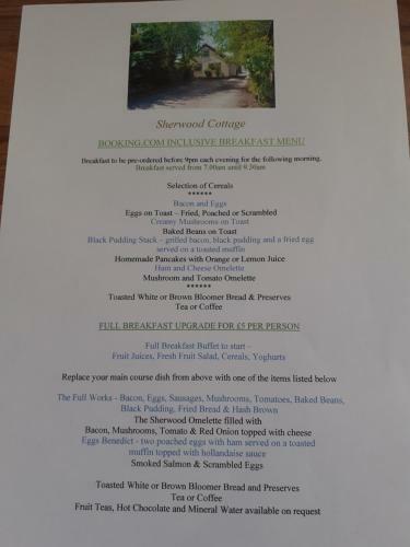 Sherwood Cottage Bed And Breakfast