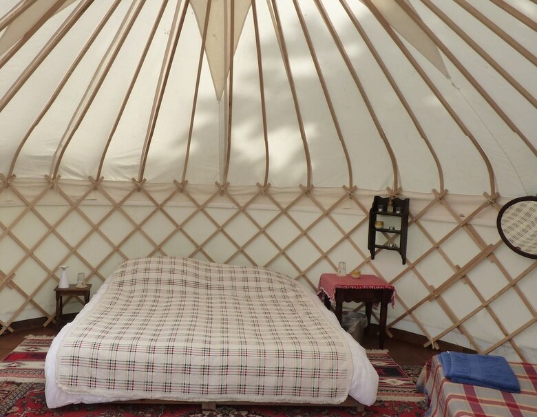 Ceridwen Glamping, Double Decker Bus And Yurts