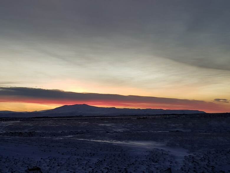 Hekla Cabin 1 Volcano And Glacier View