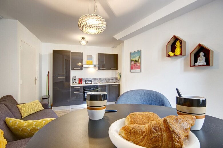 Apartamento T2/t1 Bis Au Centre De Vannes