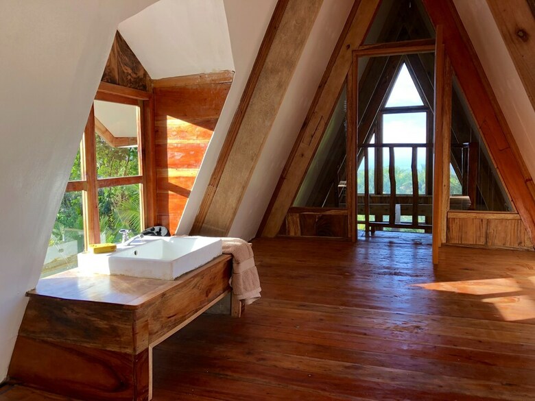 A-frame Volcano House