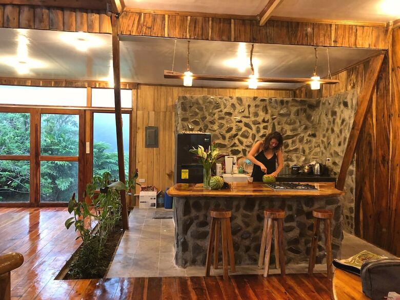 A-frame Volcano House