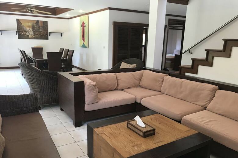 4 Br Villa On Beachfront Resort -tg33
