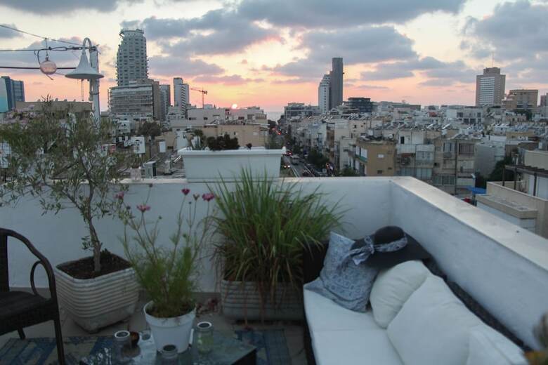 Apartamento Bograshov Penthouse Steps From The Beach