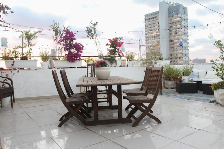 Apartamento Bograshov Penthouse Steps From The Beach
