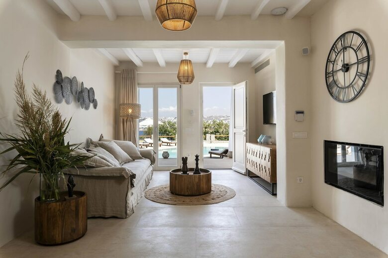 Villa Veneta At Ornos Sea View