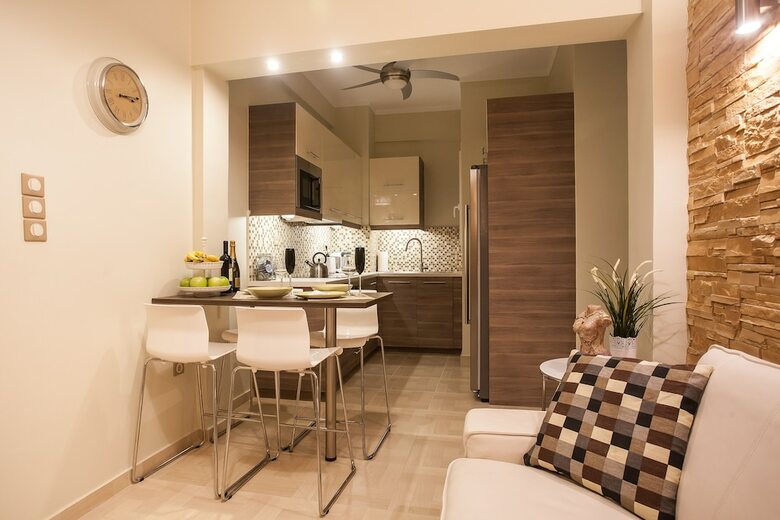 Gold And Blue Luxurious Apartment