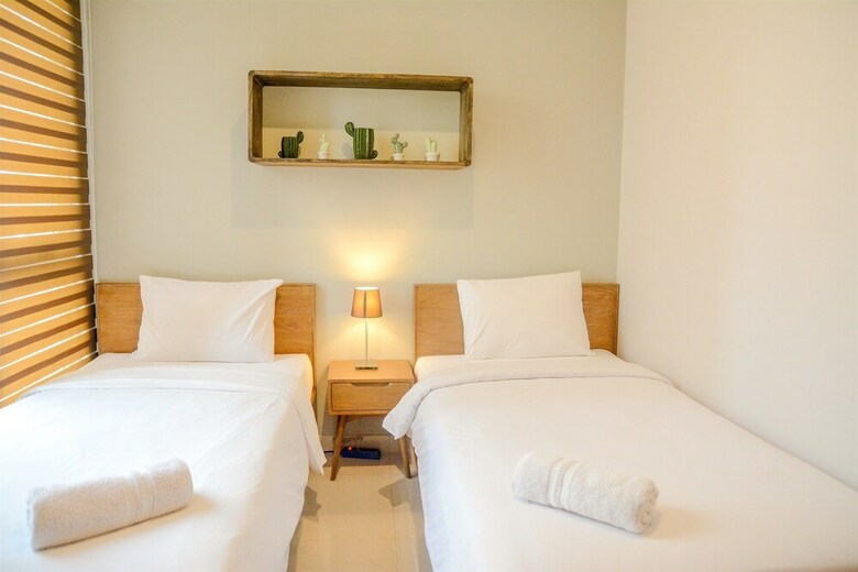 2br Apartment With Twin Beds At Taman Anggrek Residences