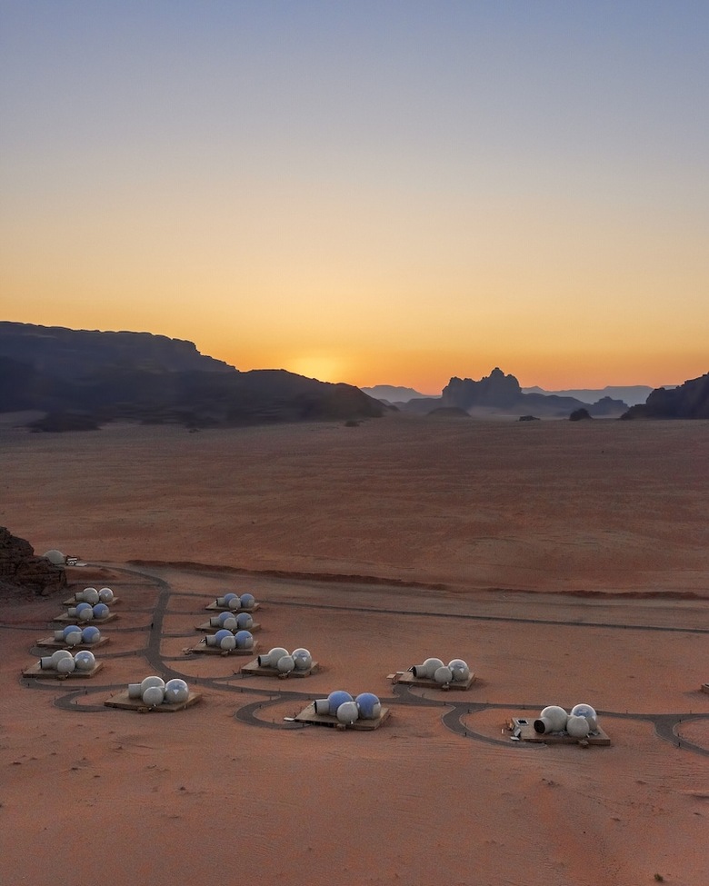 Wadi Rum Bubble Luxotel - Campsite