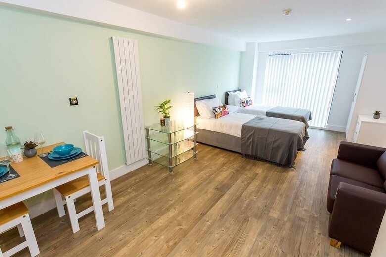Apartamentos Modern And Spacious Twin Studio