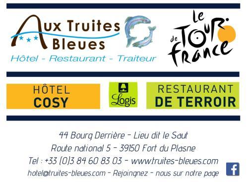 Hotel Au Moulin Des Truites Bleues