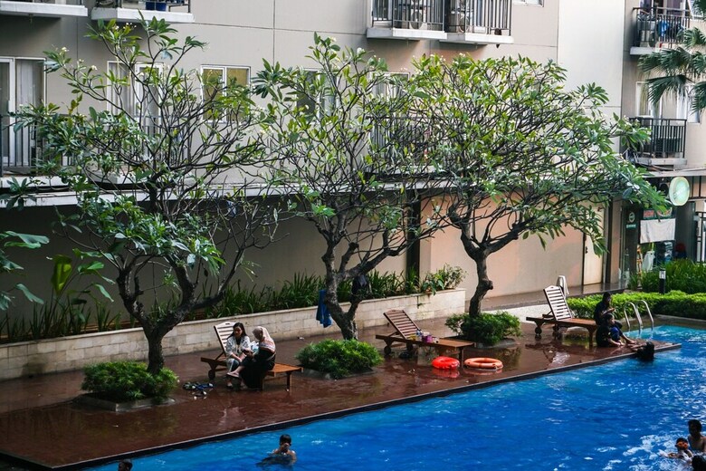 Spacious 1br Puri Park View Apartment