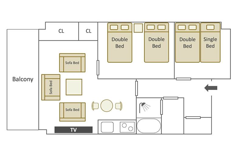 Apartamentos Grandouce Nipponbashi-higashi III