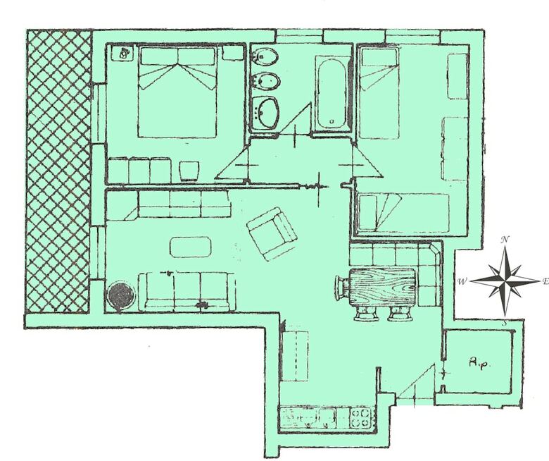 Apartamento Residence Care' Alto