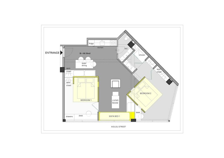 Apartamentos Athens Color Cube