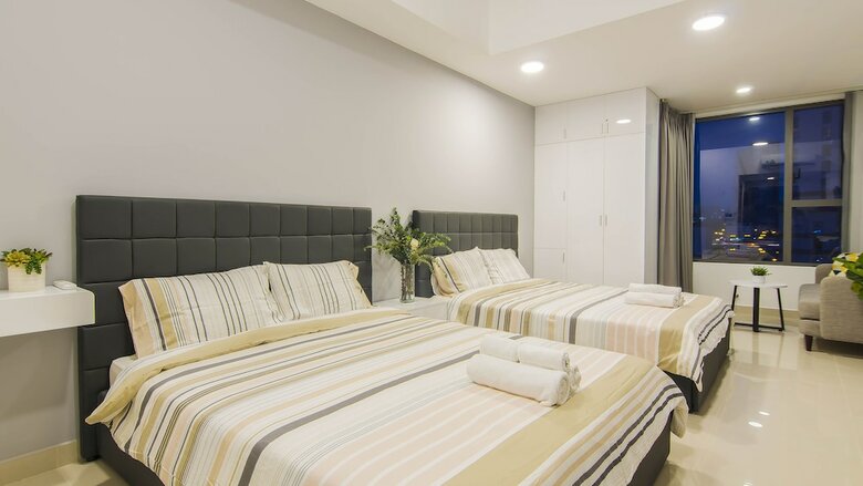 Apartamentos Saigon 9 - Rivergate Residence Infinity Pool-gym