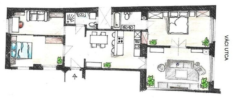 Vaci 12 Apartment