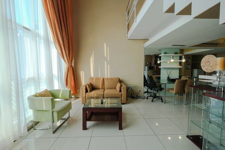 Spacious 1br Two-level Apartment At Citylofts Sudirman
