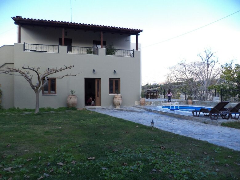 Rural Spacious Villa With Pool At Central Crete