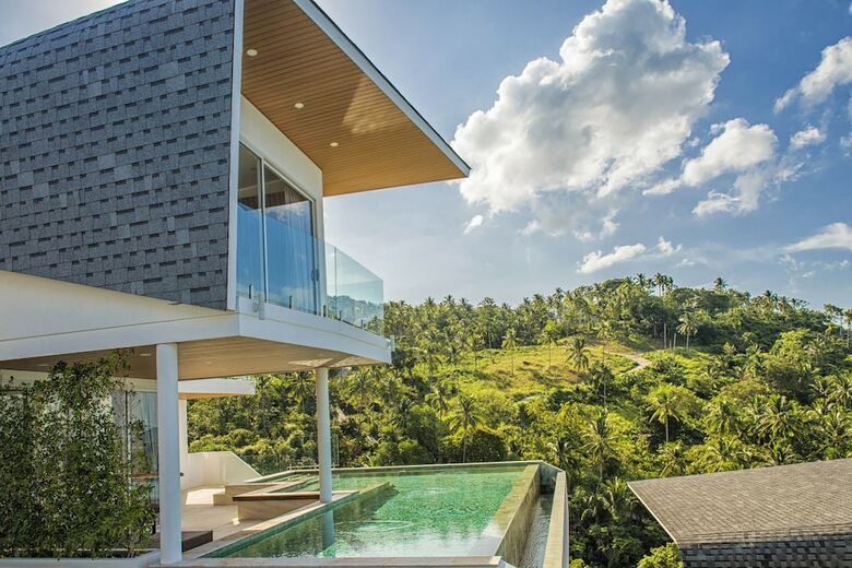 Villa Chaweng Noi Beach  Full Moon 4br Seaview