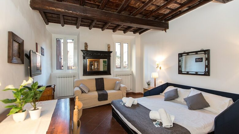 Apartamento Rental In Rome Scala Studio