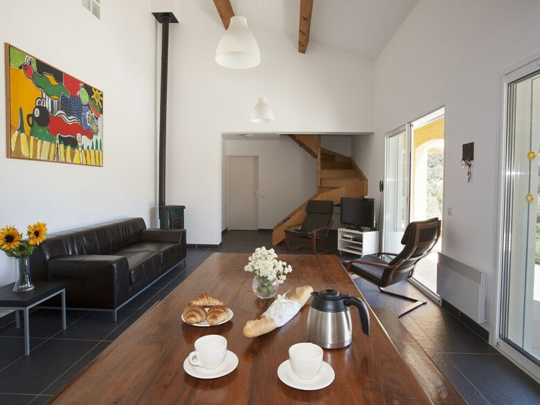 Adorable Villa With In Roquebrun Swimming Pool