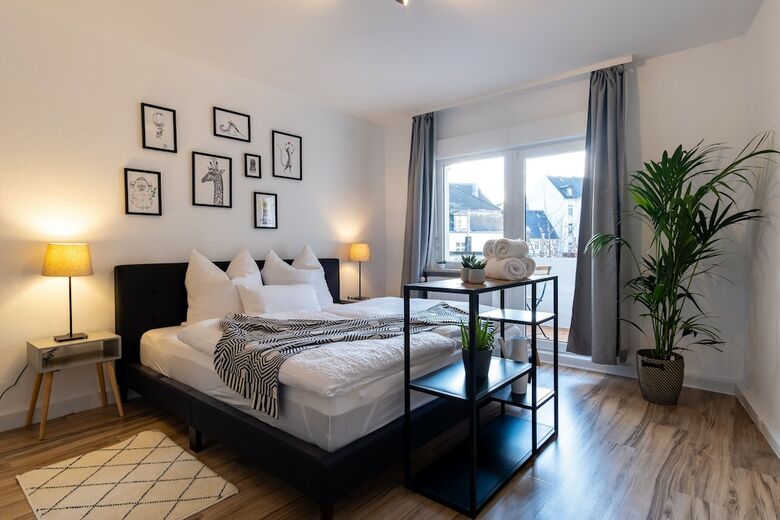 Stylisches Apartment Mit Balkon