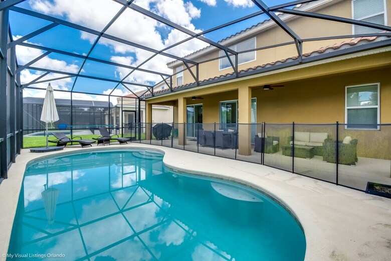 5196oa Luxury 6 Bedroom 4.bath Home With Spa