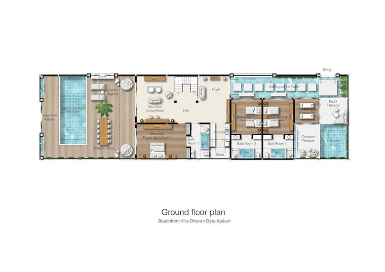 Apartamento Dhevan Dara Beach Villa
