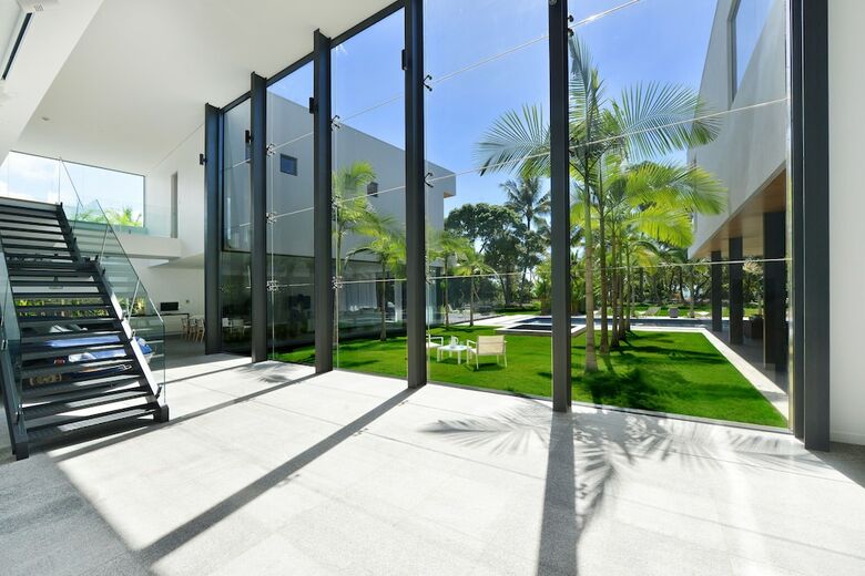 Glass House On The Beach