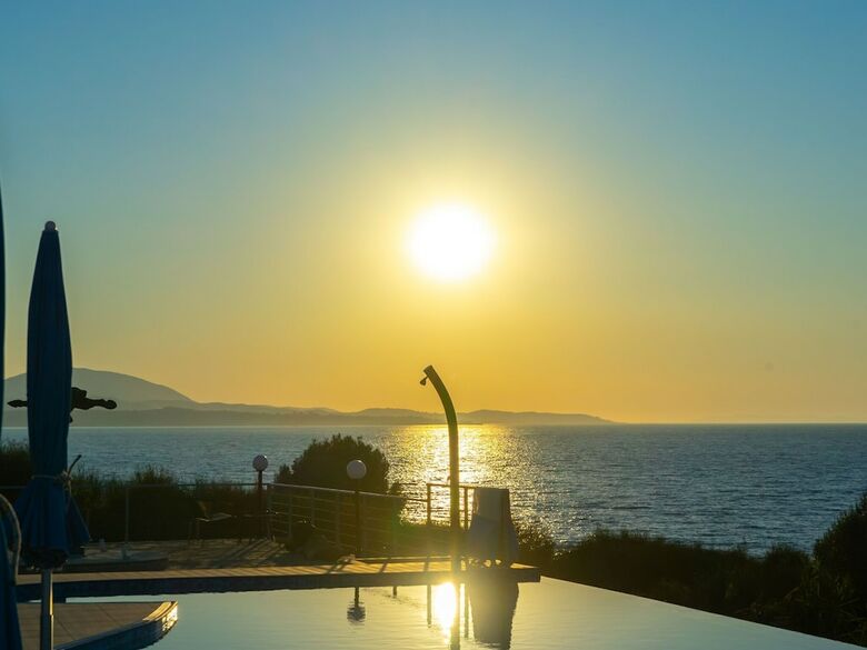 Waterfront Apartment In Central Greece With Swimming Pool