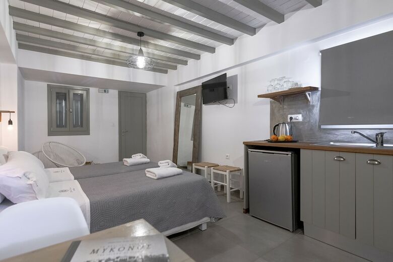Aparthotel White And Grey