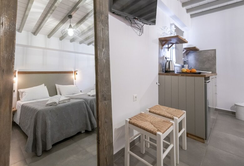 Aparthotel White And Grey