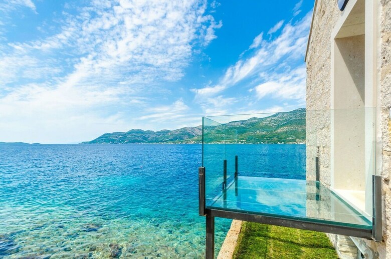 Beachfront Villa Gabriela With Pool