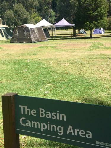 Basin Ku-ring-gai Campsite Set Up