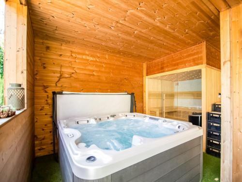 Idyllic Chalet In Biron With 2 Jacuzzis And Sauna