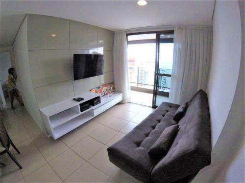 Apartamento Vista Mar 2 Quartos !!! 1 Quadra Da Beira Mar