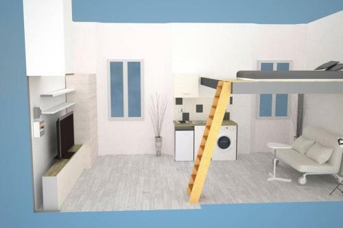Apartamento Gregbnb - Filet Suspendu ! - Climatis� - Wifi -15min Gare