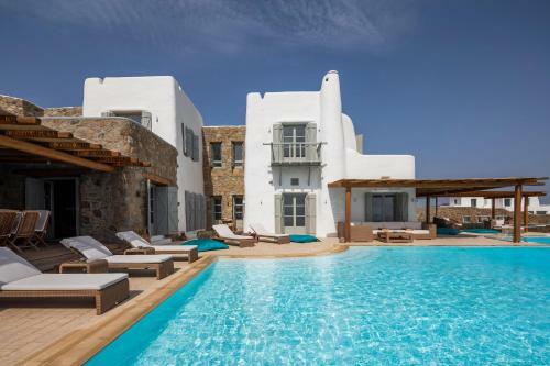 Black Diamond Luxurious Villa Mykonian Blue