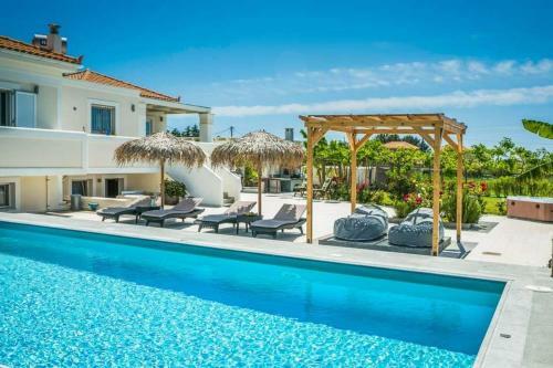 Agia Pelagia Villa Sleeps 6 Pool Air Con Wifi