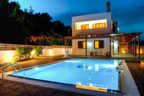 Vlicha Villa Sleeps 6 Pool Air Con Wifi