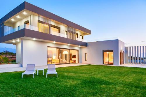 Stavros Villa Sleeps 10 With Pool Air Con And Wifi