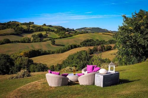 Villa Palazzo Nolfi Pool And Panoramic View