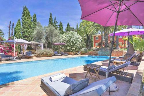 Almancil Villa Sleeps 10 Pool Air Con