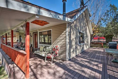 Heber-overgaard Cabin With Deck In National Forest!
