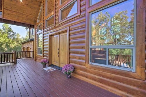 Show Low Cabin With Fire Pit, Game Room And Bbq!