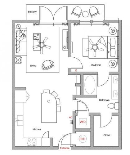 Apartamento Wanderjaunt - Huron - 1br - Tempe
