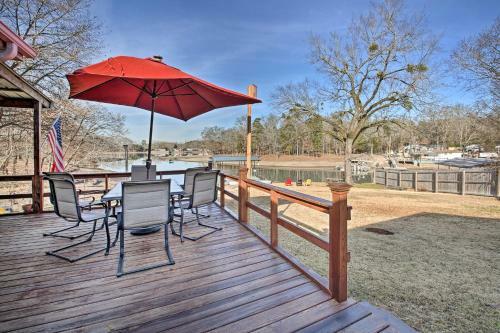 Waterfront Lake Hamilton House With Boat Dock!
